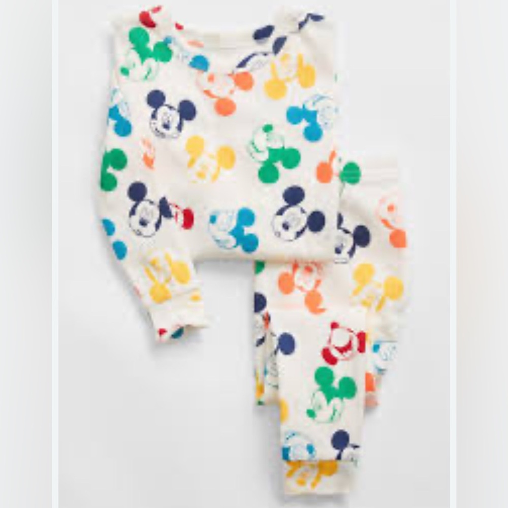 babyGap | Disney 100% Organic Cotton Mickey Mouse PJ Set Size 6-12 months